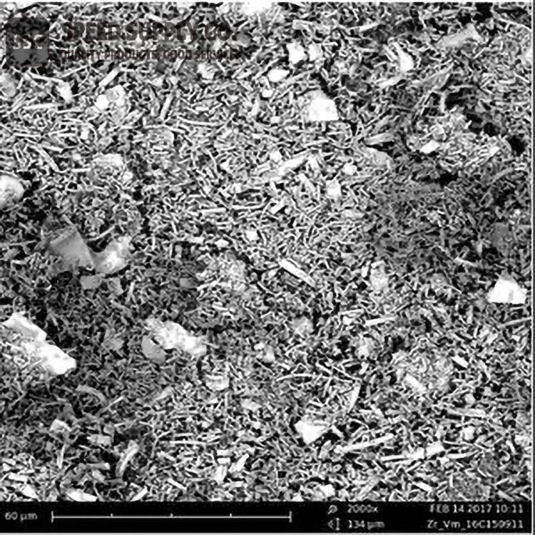Zirkoniumoxid frästa nanofibrer