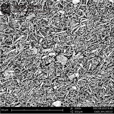 Cerium zirkoniumoxid malda nanofibrer